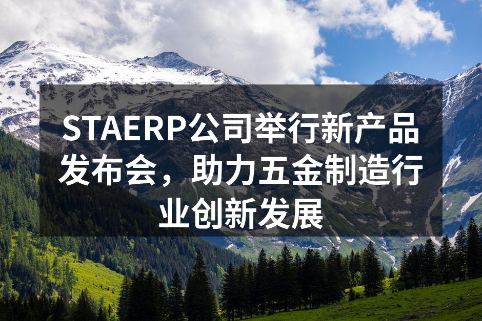 STAERP新产品发布会现场